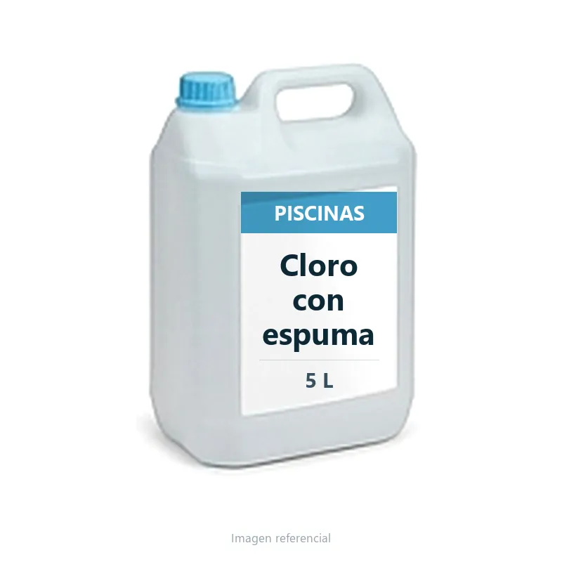 Cloro con espuma