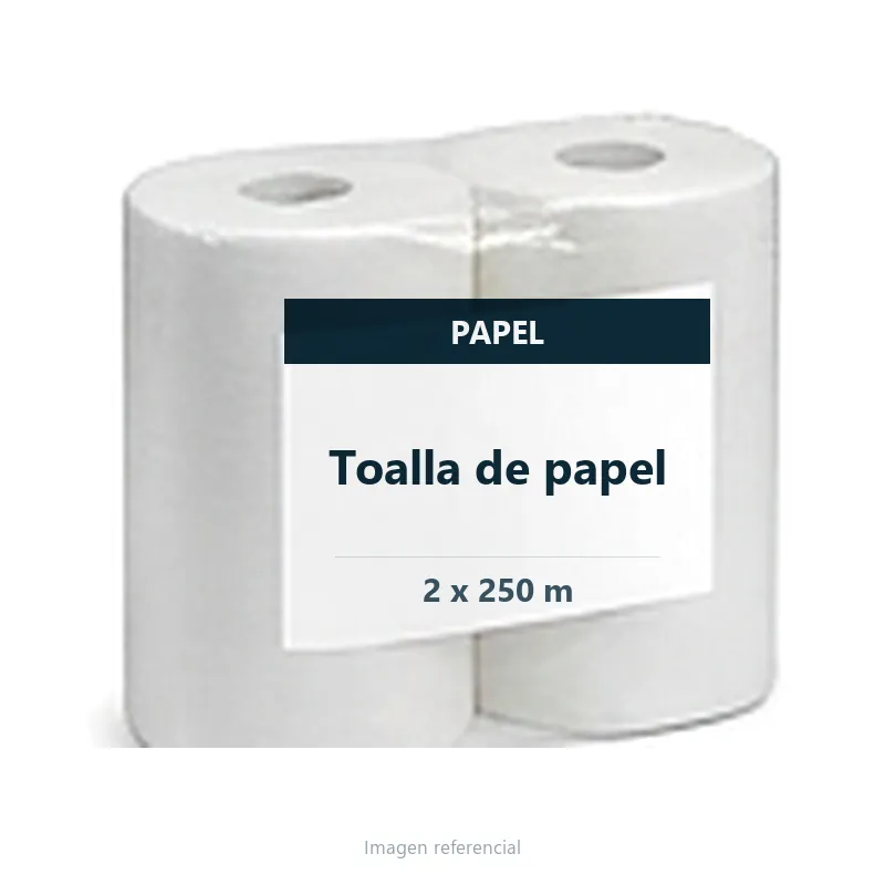 Toalla de papel en rollo 2 x 250 m