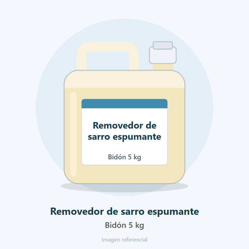 Removedor de sarro espumante