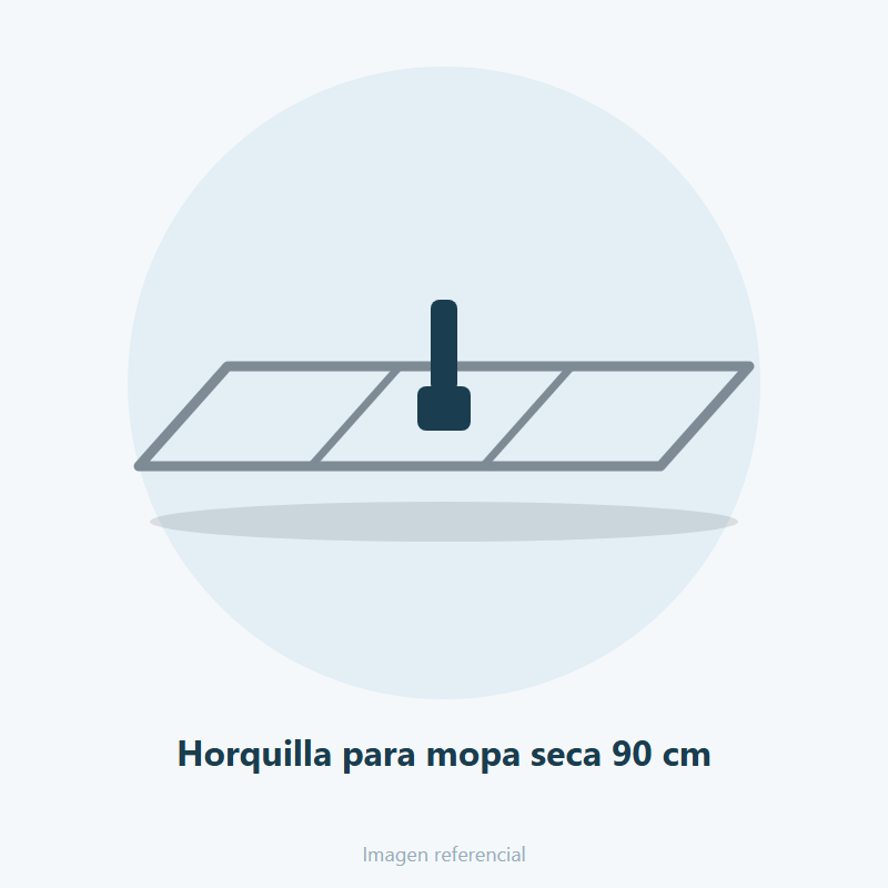 Horquilla para mopa seca 90 cm